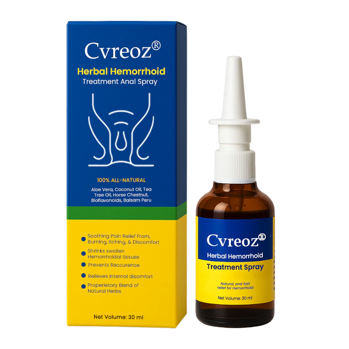 Cvreoz® Spray anal para el tratamiento de hemorroides a base de hierbas