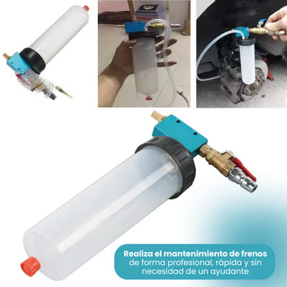 KIT PURGADOR NEUMÁTICO: Cambio de líquido de frenos 300cc🚗