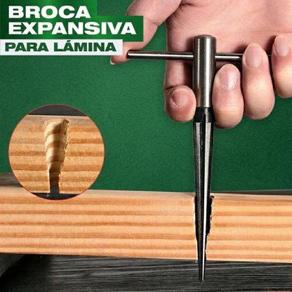 SET DE ESCARIADORES CÓNICOS PRO + Mango en T de Alta Precisión (2 Piezas)🧰