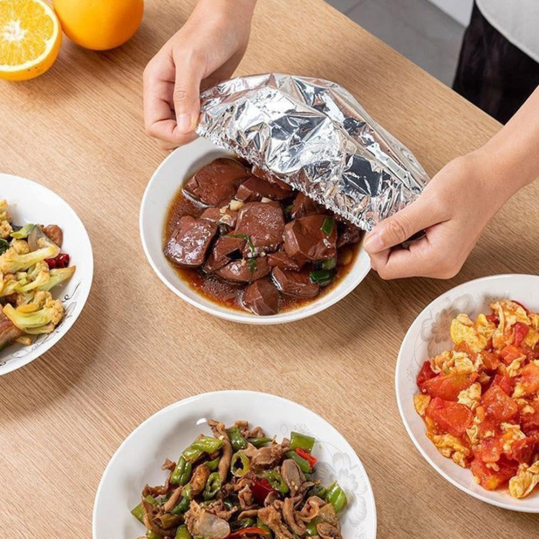 PACK X50 FUNDAS TÉRMICAS + Película de Aluminio Aislante de Grado Alimenticio🍉🥬