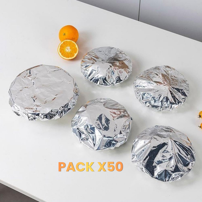 PACK X50 FUNDAS TÉRMICAS + Película de Aluminio Aislante de Grado Alimenticio🍉🥬