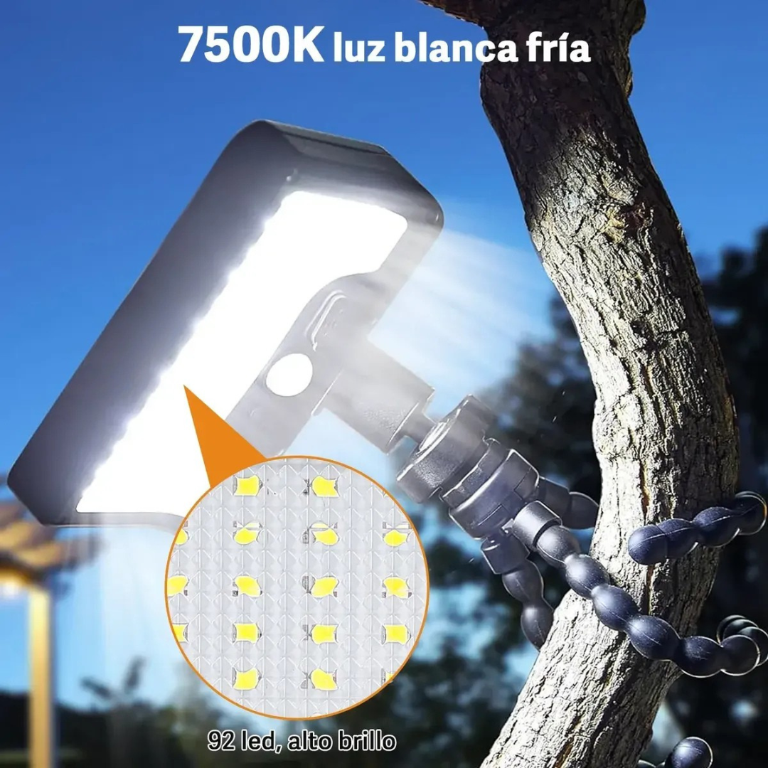 LÁMPARA DE INDUCCIÓN TIPO PULPO + 92 LEDS DE LUZ BLANCA ULTRA BRILLANTE💡