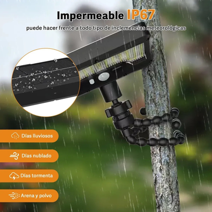 LÁMPARA DE INDUCCIÓN TIPO PULPO + 92 LEDS DE LUZ BLANCA ULTRA BRILLANTE💡