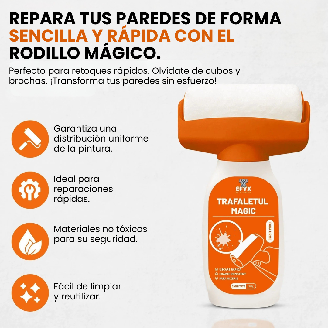 RODILLO DE PINTURA REPARADOR EFYX + Sistema de Retoque Mágico Todo en Uno⚡