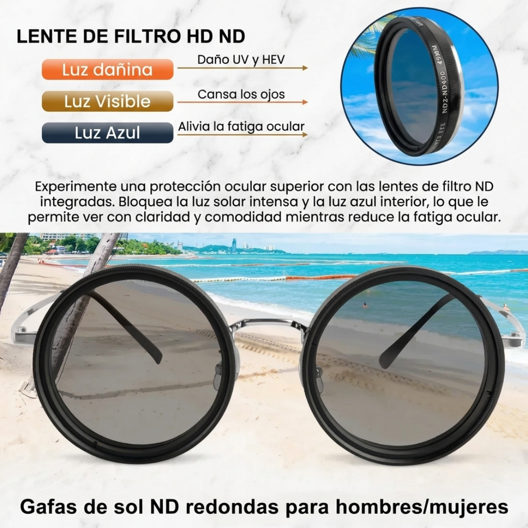 GAFAS DE SOL TÉCNICAS PRO + Filtro ND9 y Montura de Aleación de Aluminio☀️😎