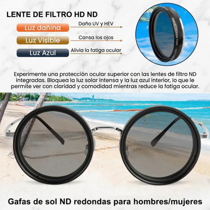 GAFAS DE SOL TÉCNICAS PRO + Filtro ND9 y Montura de Aleación de Aluminio☀️😎