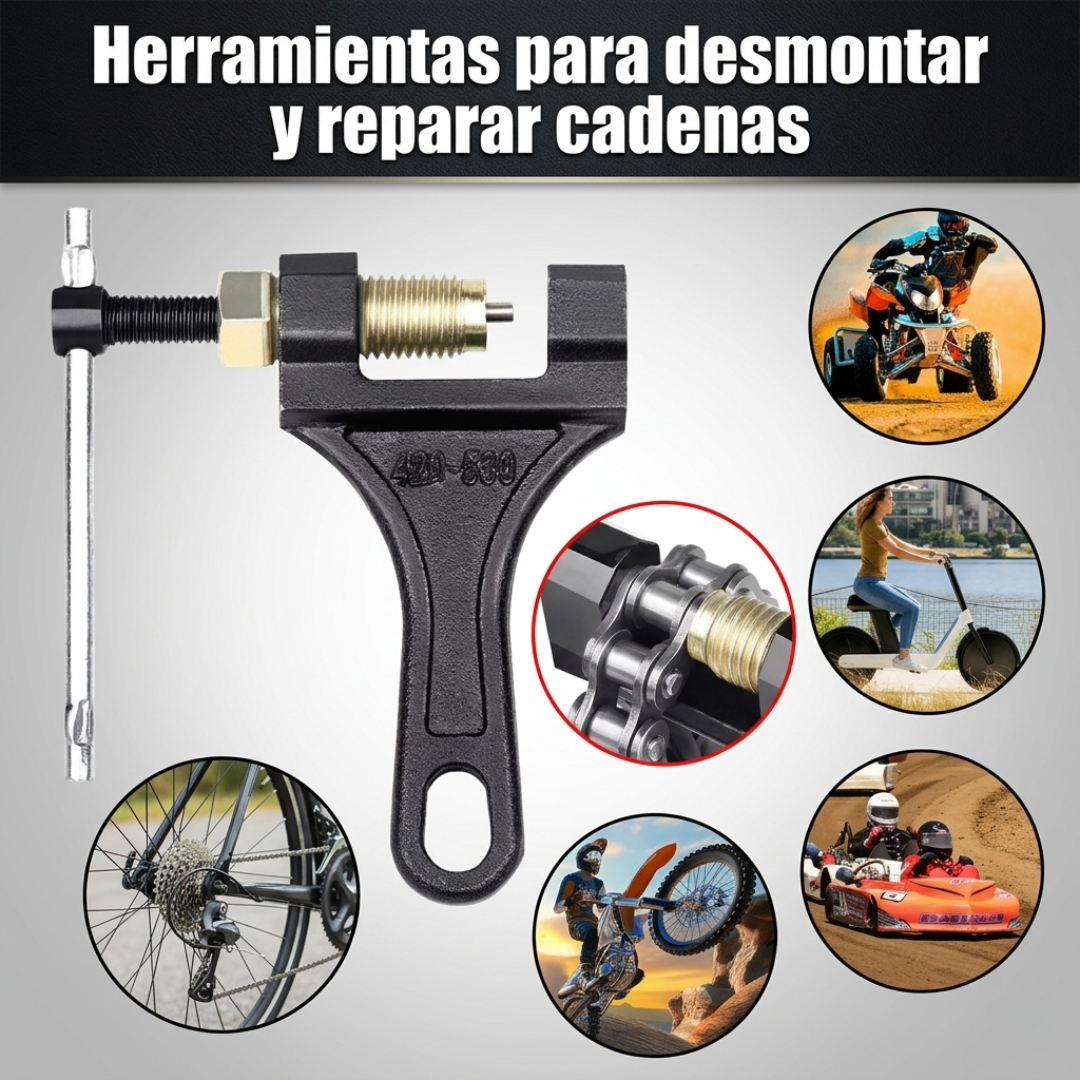 Herramientas para desmontar y reparador cadenas: Alineación milimétrica⛓️⛓️‍💥
