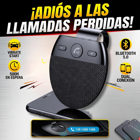 Altavoz Bluetooth Pro para Coche: Manos Libres con Conexión Multipunto🔊🚗