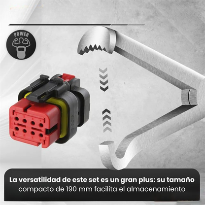 SET DE EXTRACCIÓN ELÉCTRICA: Alicates de precisión y separador de doble punta🧰