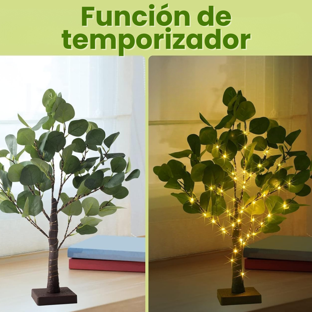 HOJAS DE MANZANO ILUMINADAS: Elegancia artificial y calidez ambiental🌿🍃
