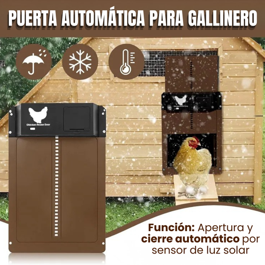 PUERTA AUTOMÁTICA PARA GALLINERO: Sensor de luz inteligente🐔🐓