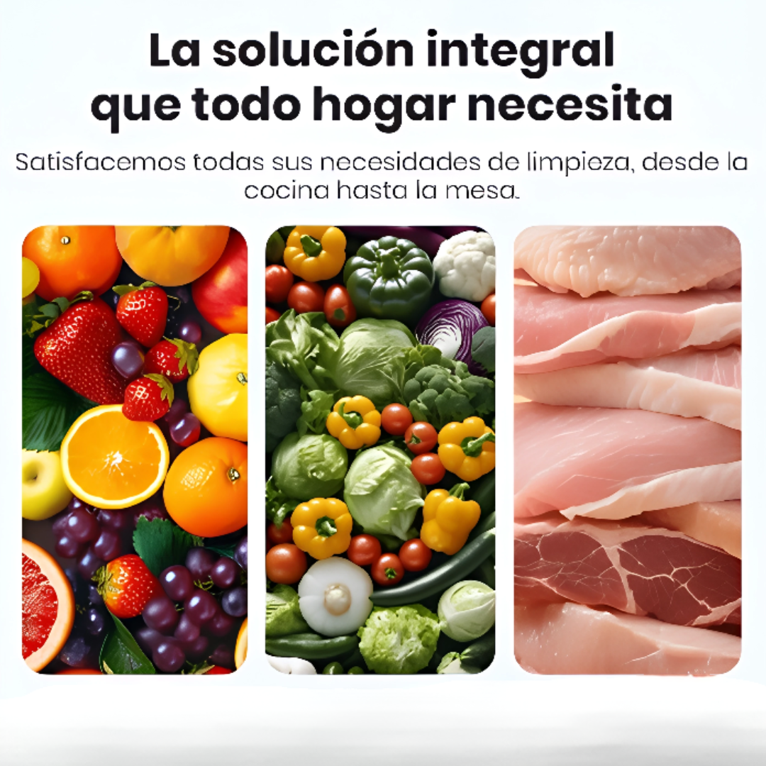 Mini Lavadora Portátil de Frutas y Verduras: Diseñada para resaltar la higiene profunda y la salud familiar🍇🥬