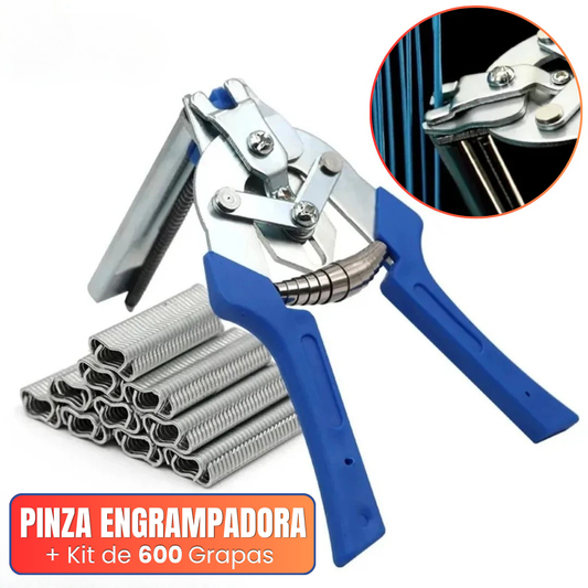 PINZA ENGRAMPADORA™ + Kit de 600 Grapas🧰⚙️