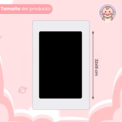 MARCO CONMEMORATIVO DE HUELLAS: Kit de impresión sin contacto con tinta👣🐾