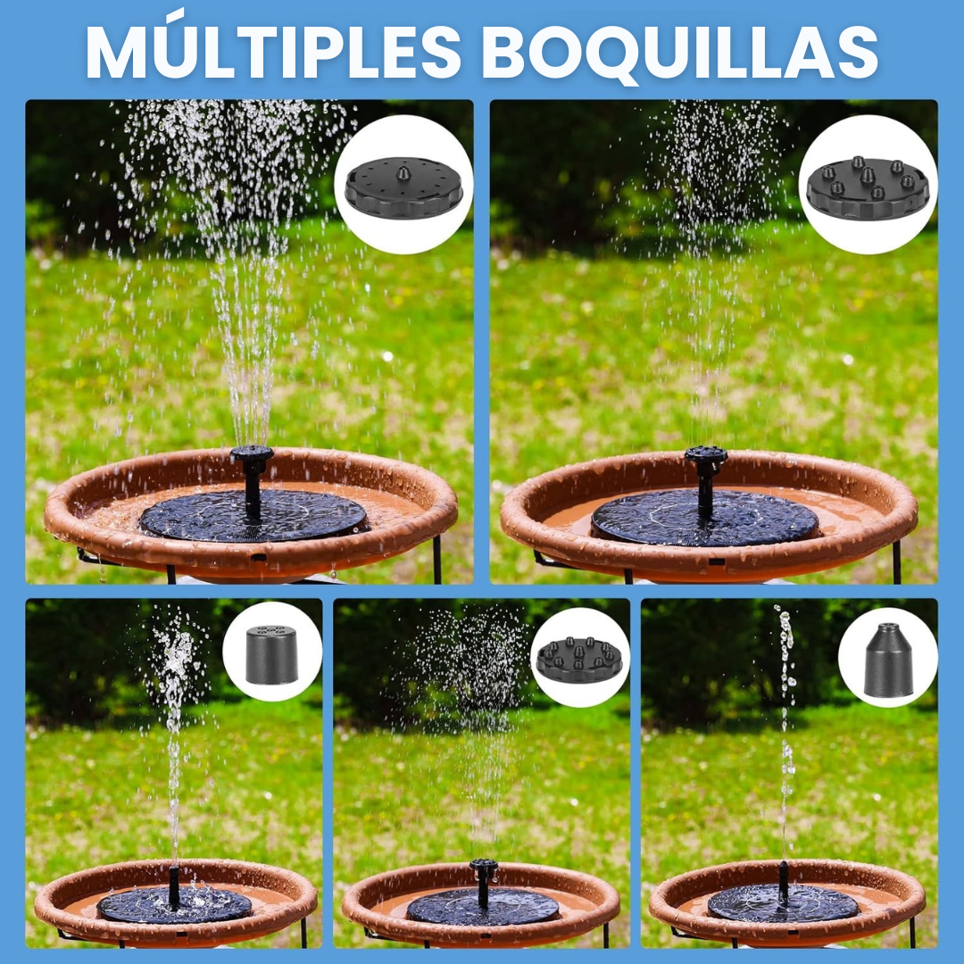 FUENTE DE AGUA SOLAR FLOTANTE: Sistema de Aspersión Eco-Friendly🐦⛲