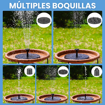 FUENTE DE AGUA SOLAR FLOTANTE: Sistema de Aspersión Eco-Friendly🐦⛲