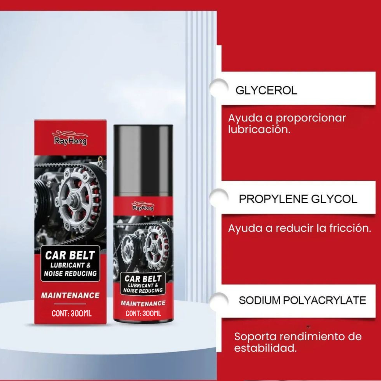 Reductor de Ruido para Correa del Motor | Elimina el Chirrido y Mejora el Rendimiento. 🔇🚗