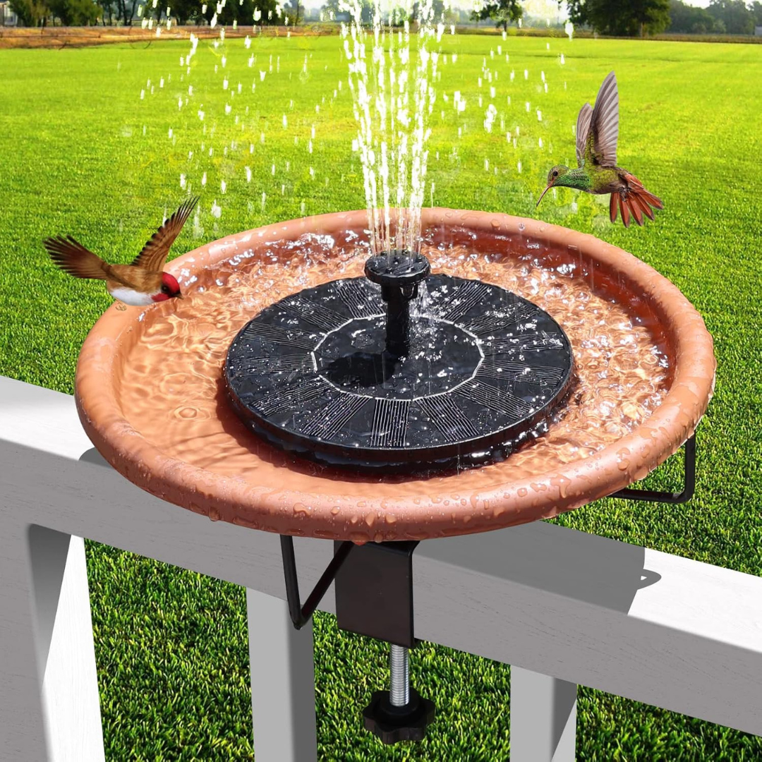 FUENTE DE AGUA SOLAR FLOTANTE: Sistema de Aspersión Eco-Friendly🐦⛲