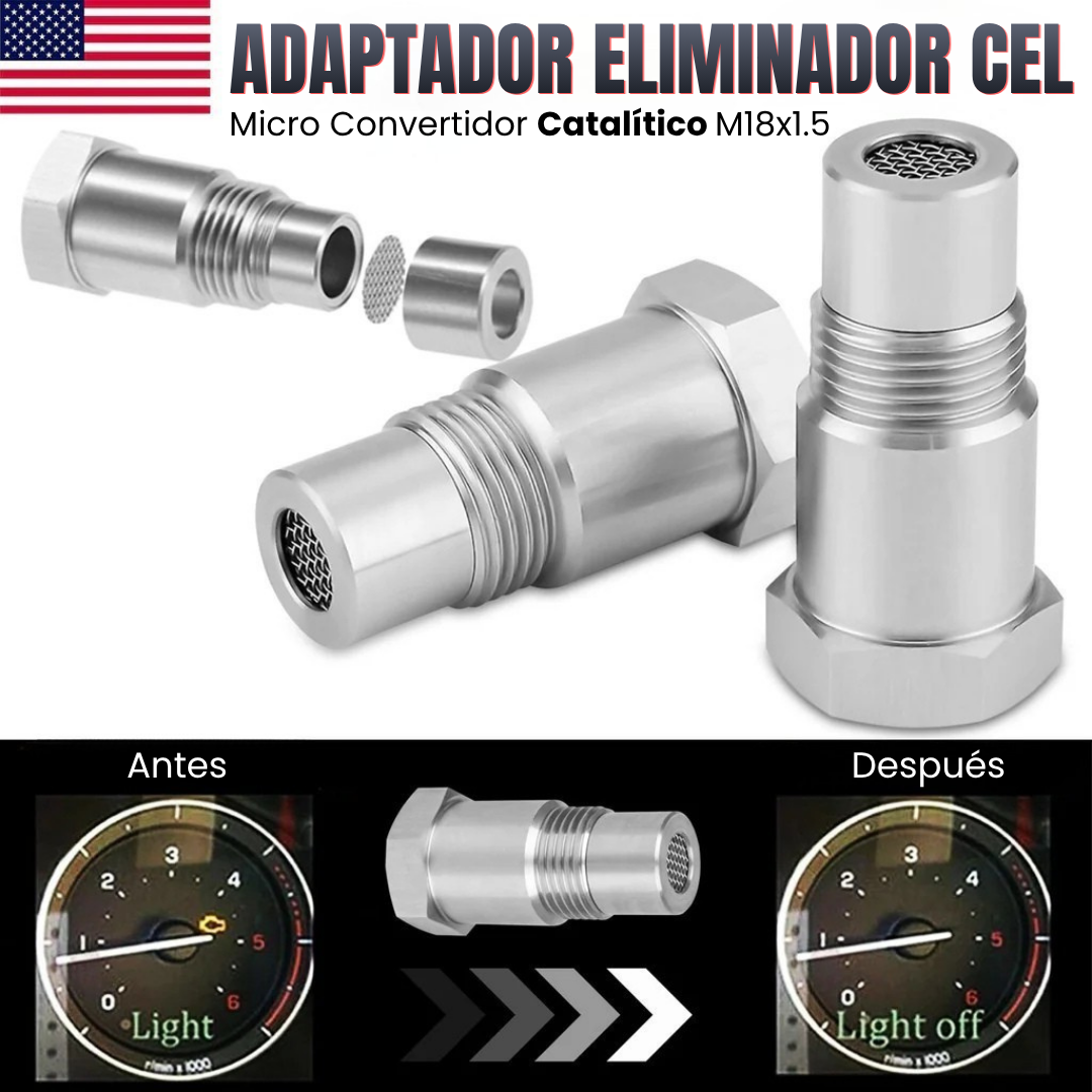 Adaptador Eliminador de Luz de Motor (CEL) con Convertidor Catalítico🧰⚙️