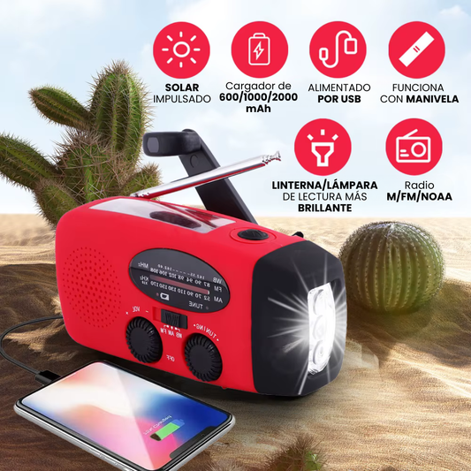 RADIO SOLAR MULTIFUNCIONAL: Compañía inagotable y diseño retro📻
