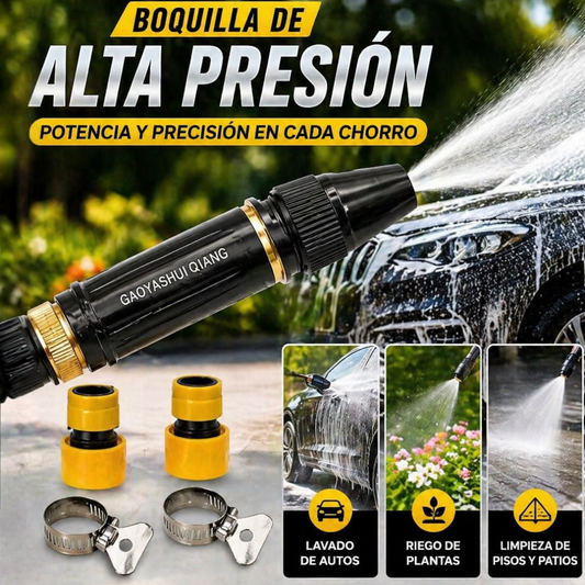 Boquilla de Inyección Pro: Sistema de Alta Presión para Lavado y Riego💧💦