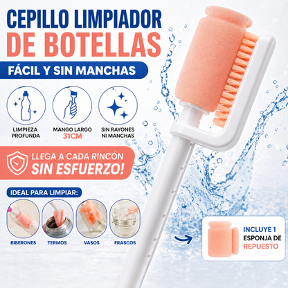 Cepillo de Limpieza Profunda 31cm: Cabezal de Esponja Antirrayaduras🧽🫧