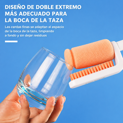 Cepillo de Limpieza Profunda 31cm: Cabezal de Esponja Antirrayaduras🧽🫧
