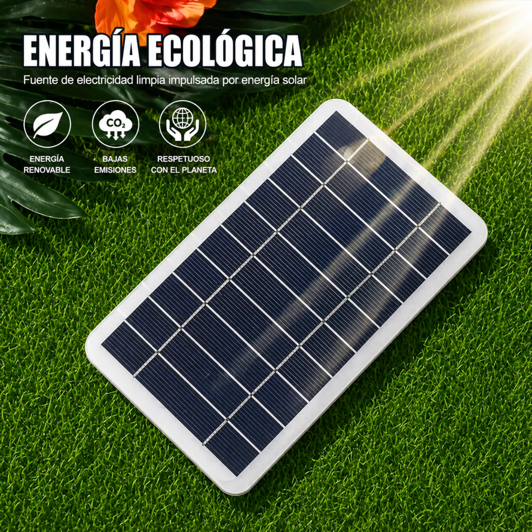 Micro-Panel Solar Flexible Pro | Energía Portátil de 5V☀️🪫