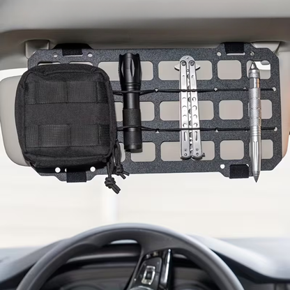 Organizador Táctico para Parasol: Panel de Almacenamiento Rígido🚗⚡