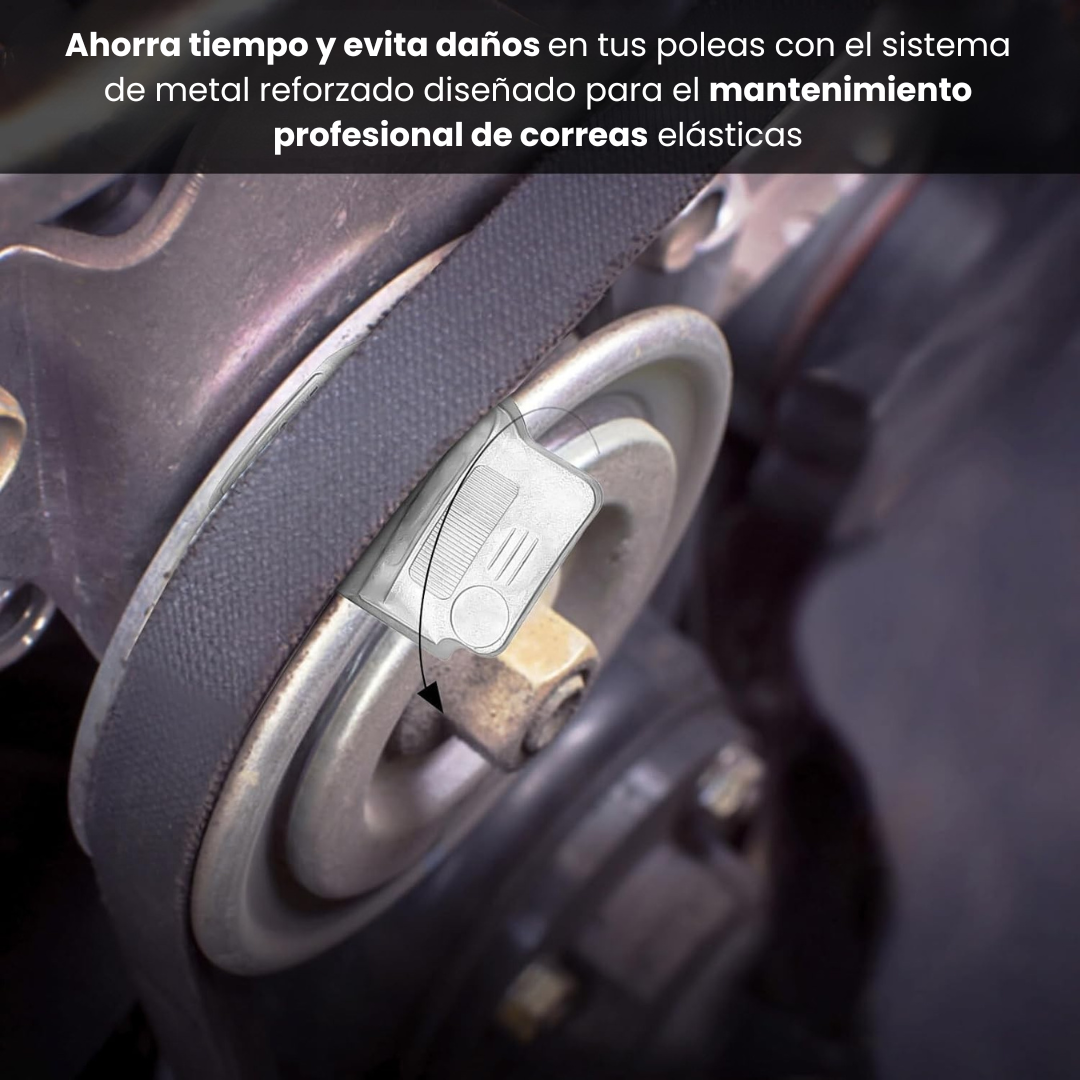 SET X2 DE HERRAMIENTAS PARA CORREAS: Instalación y Extracción en un solo paso🧰