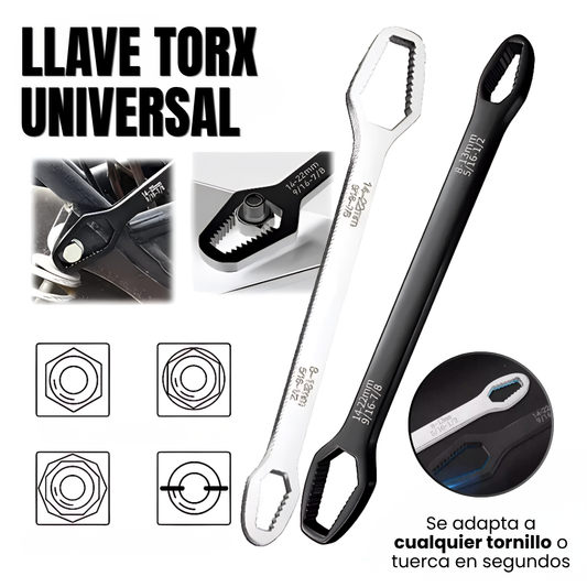 LLAVE TORX UNIVERSAL: Diseño de Doble Cabezal Autoajustable🔧