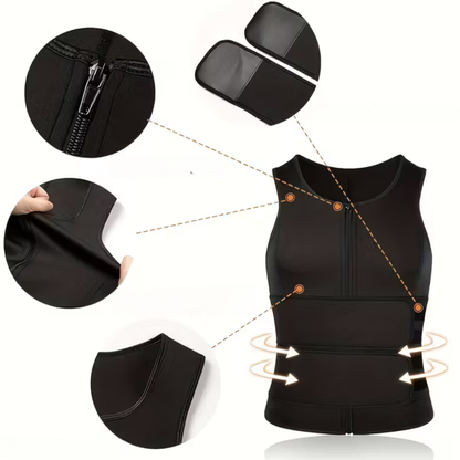 FAJA MOLDEADORA DE ESTILO EUROPEO: Soporte Postural y Compresión Inteligente💪🏻