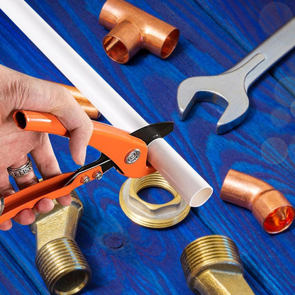CORTADOR DE TUBOS PROFESIONAL : Sistema de trinquete y corte de precisión⚙️