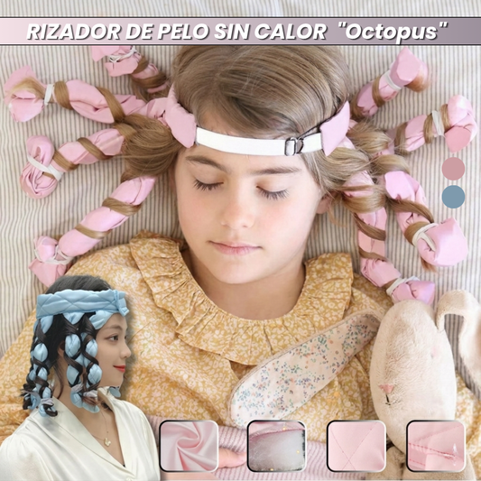 RIZADOR DE PELO SIN CALOR: Sistema "Octopus" para Ondas Nocturnas🪮🐙