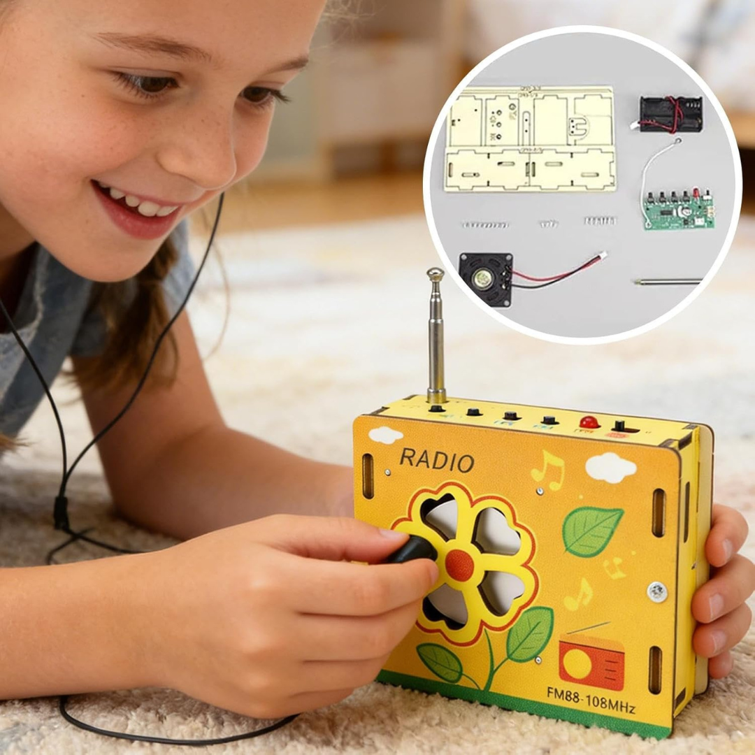 KIT DE RADIO DIY: Ingeniería creativa y aprendizaje STEM📻