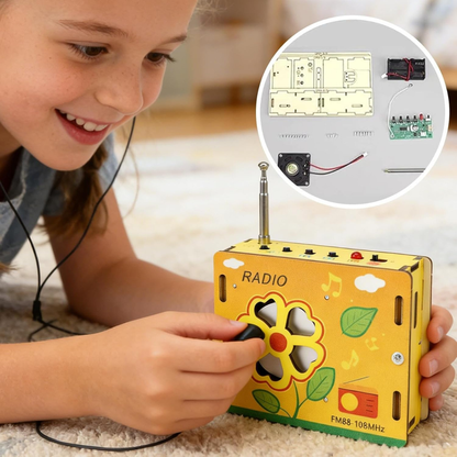 KIT DE RADIO DIY: Ingeniería creativa y aprendizaje STEM📻