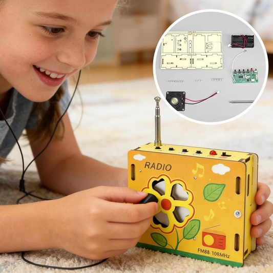 KIT DE RADIO DIY: Ingeniería creativa y aprendizaje STEM📻