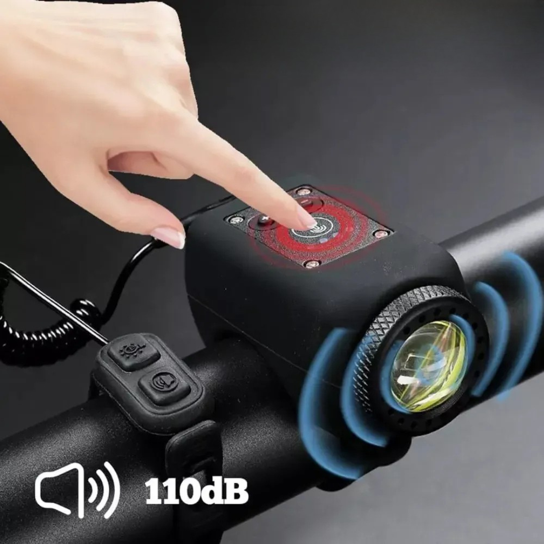 Luz de Conducción Nocturna con Bocina Electrónica USB🔦⚡