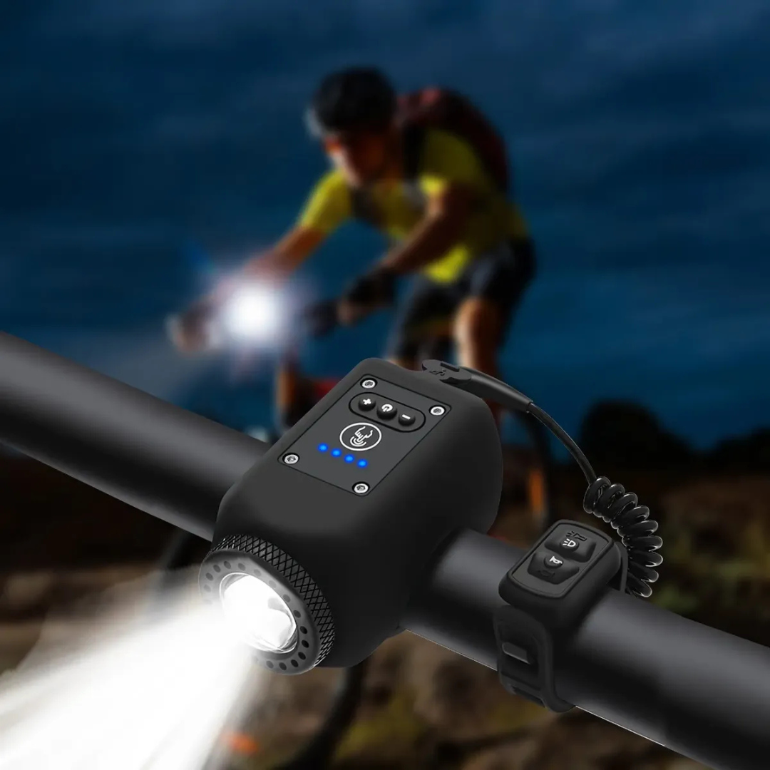 Luz de Conducción Nocturna con Bocina Electrónica USB🔦⚡