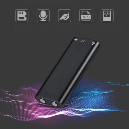 MINI GRABADORA DIGITAL PRO + 16GB de Memoria y Activación por Sonido⚡😎