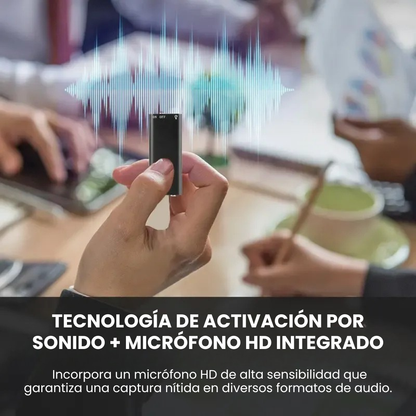 MINI GRABADORA DIGITAL PRO + 16GB de Memoria y Activación por Sonido⚡😎
