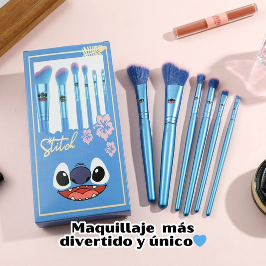 SET DE BROCHAS DE MAQUILLAJE STITCH - Magia y exclusividad