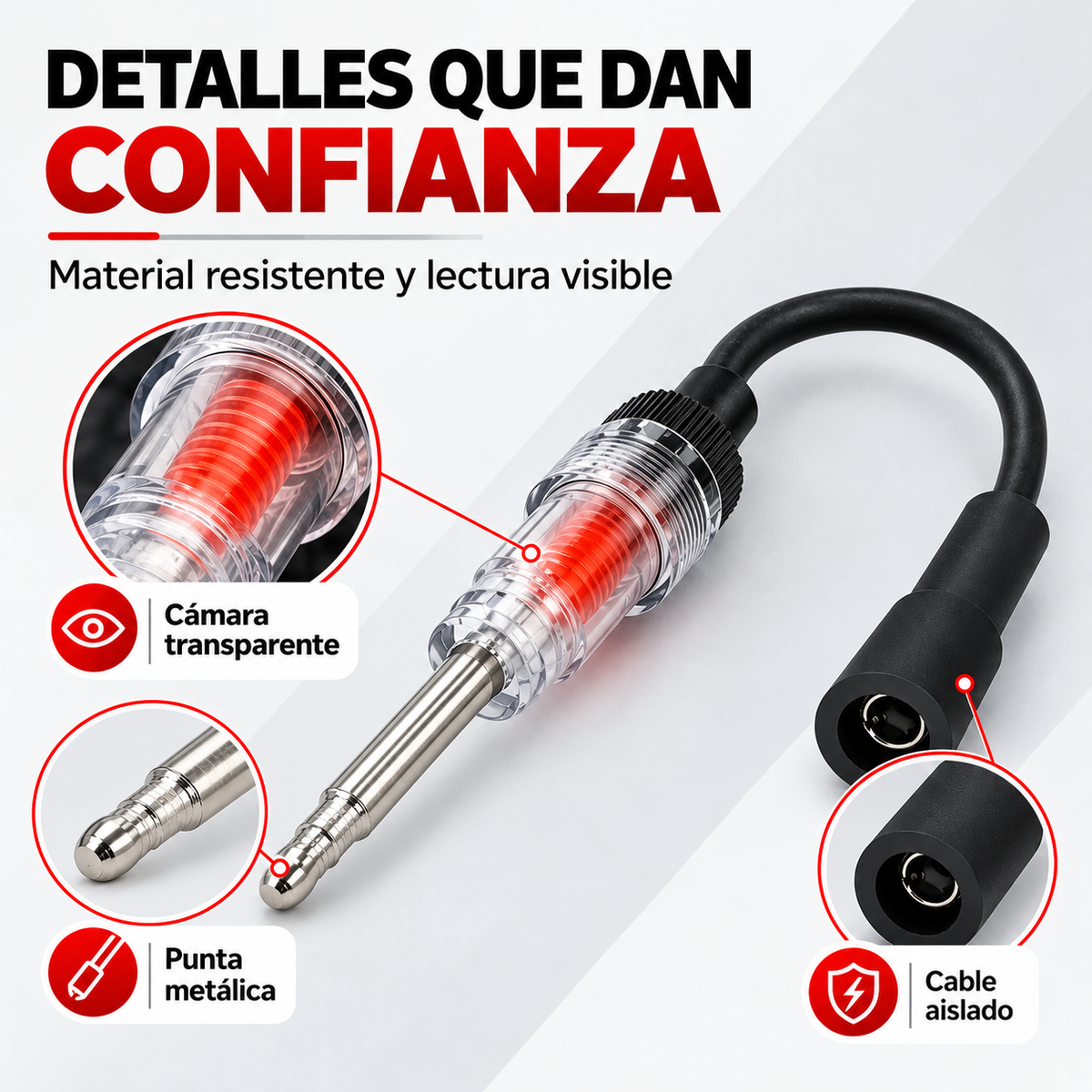 SparkTest Pro™ Probador de Chispa y Bujías en Línea para Auto y Moto ⚡🚗