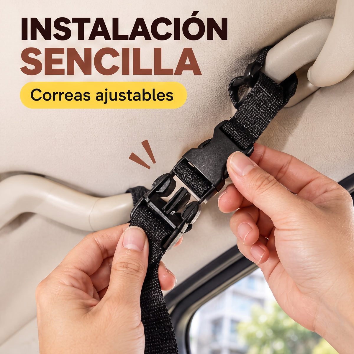 Red de Techo Colgante para Auto con 18 Compartimentos 🚗🎒