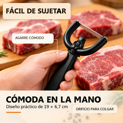 Recortadora de Grasa y Cortador de Carne Manual 🥩🔪
