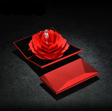 RoseBox™ Caja sorpresa con rosa interior + anillo ajustable🌹💍