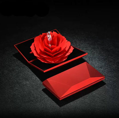 RoseBox™ Caja sorpresa con rosa interior + anillo ajustable🌹💍