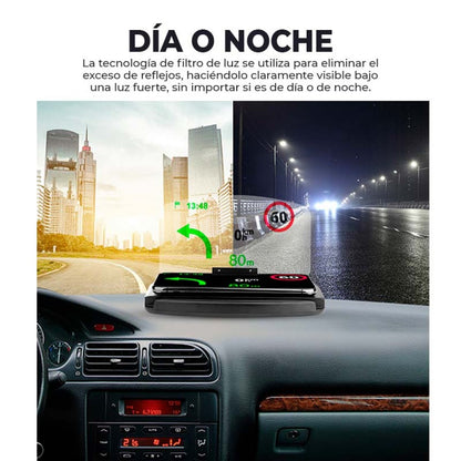 AutoProjection HUD™ Soporte con Proyección y Carga Inalámbrica