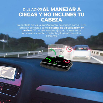 AutoProjection HUD™ Soporte con Proyección y Carga Inalámbrica