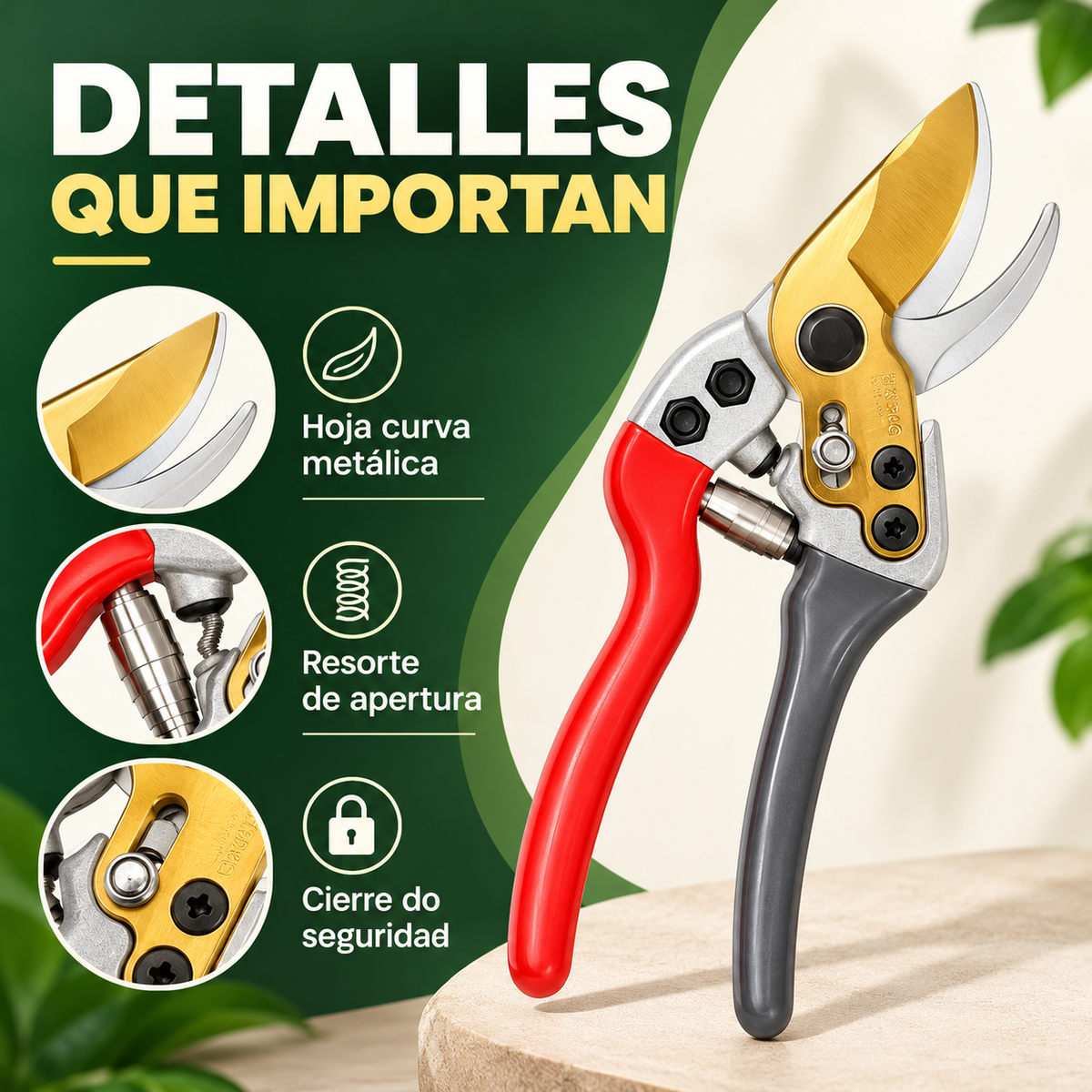 Tijeras para Recorte y Cuidado de Pezuñas de Ovejas, Vacas y Caballos 🐑🐄🐎